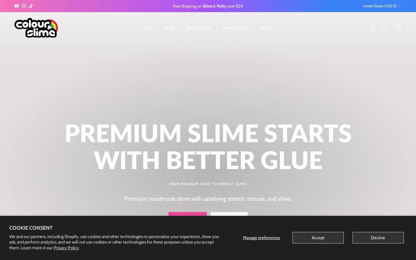 colourslime.com homepage screenshot