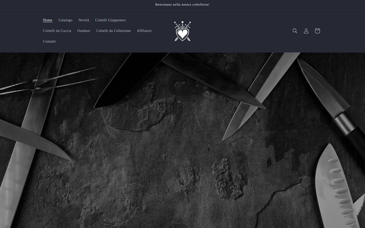 coltelleriadamasco.com homepage screenshot