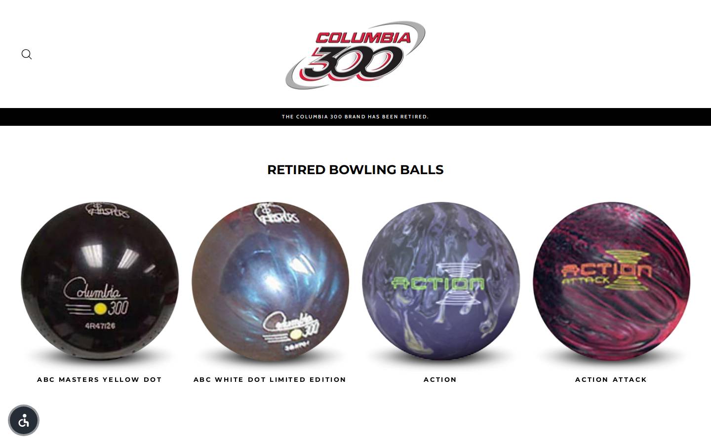 columbia300.com homepage screenshot