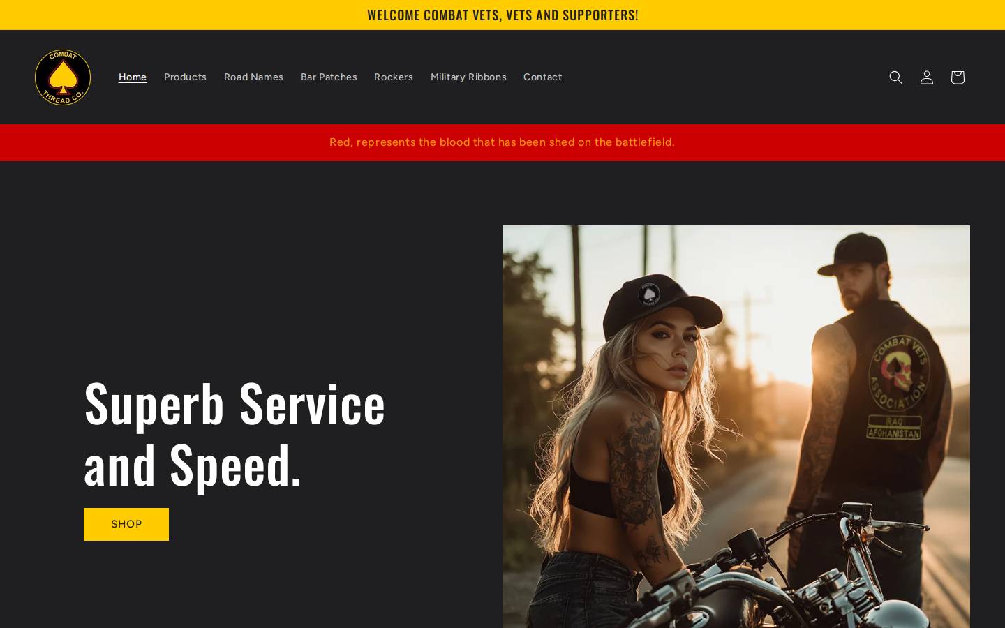 combatthread.com homepage screenshot