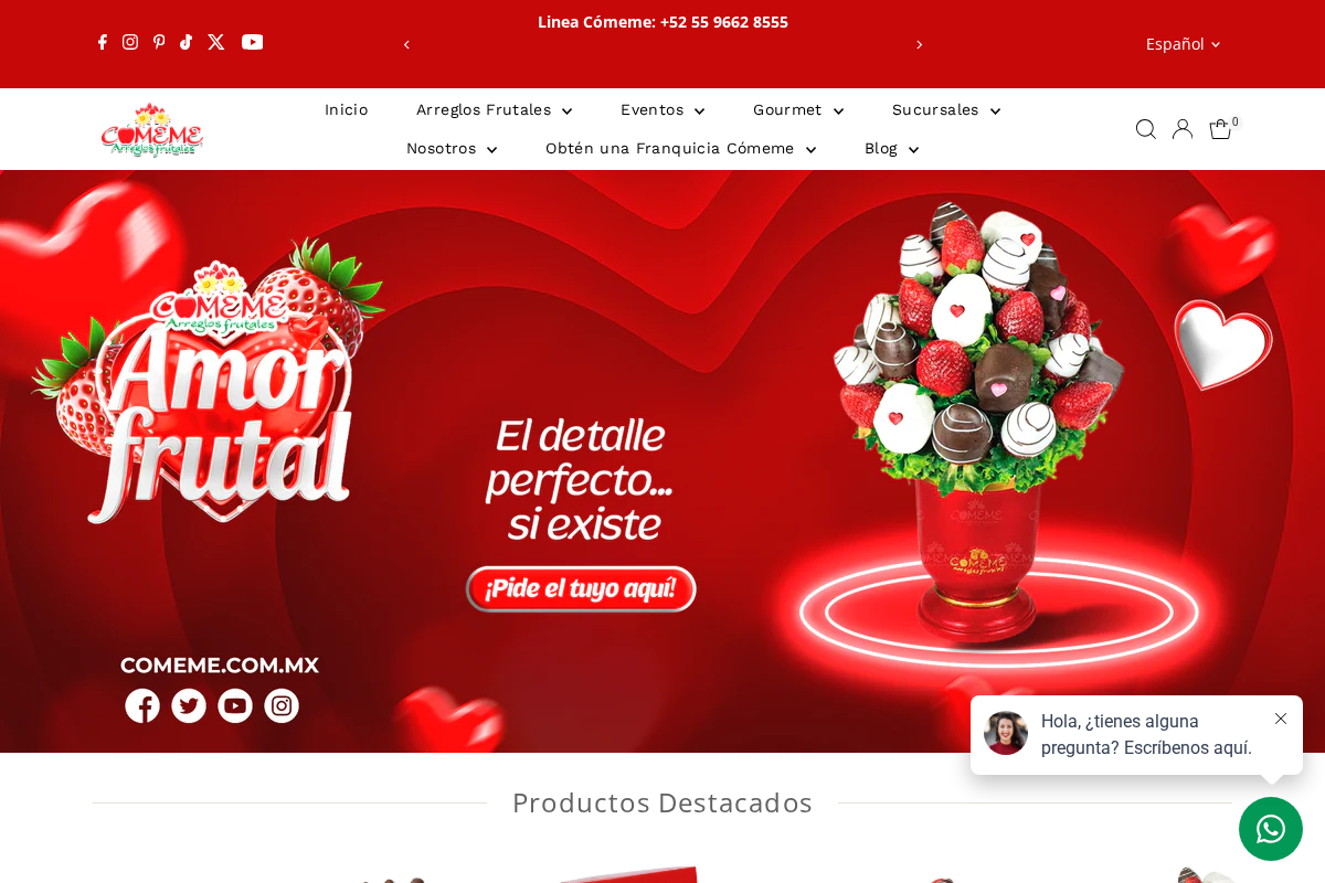 comeme.com.mx homepage screenshot