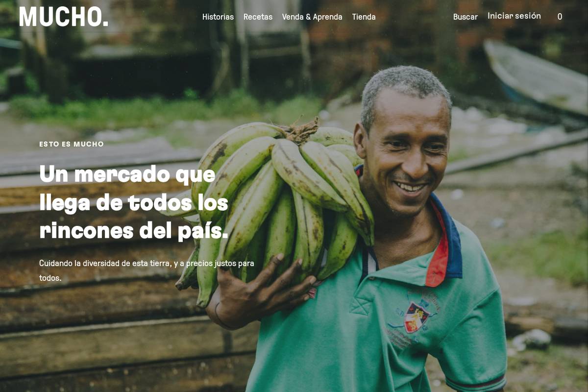 comemucho.com homepage screenshot