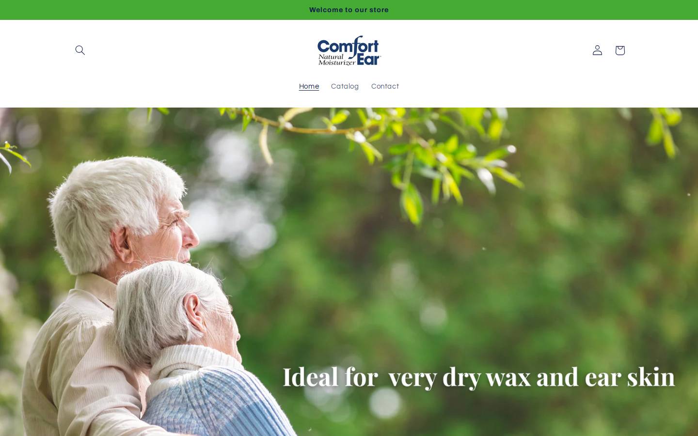 comfortear.com homepage screenshot