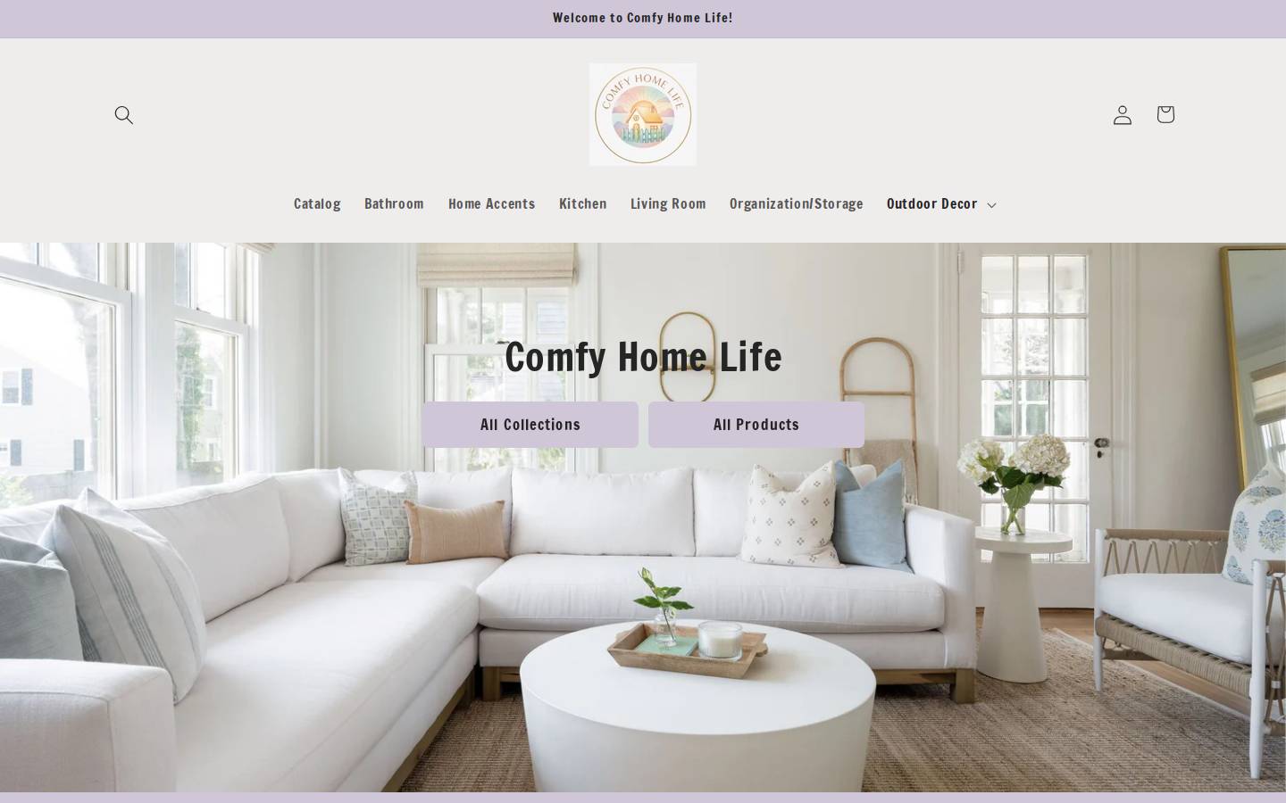 comfyhomelife.com homepage screenshot