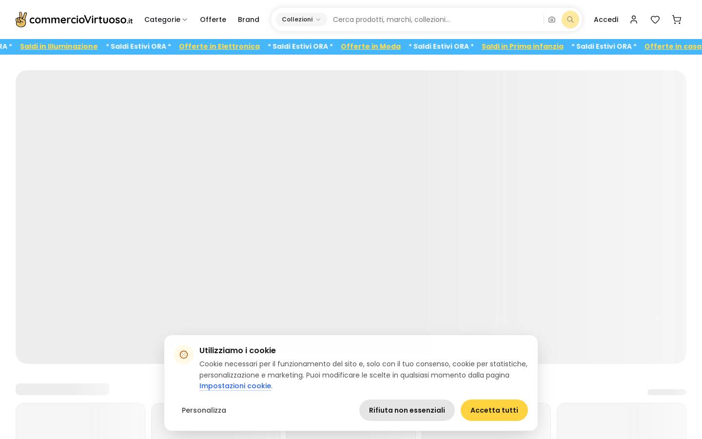 CommercioVirtuoso.it homepage screenshot