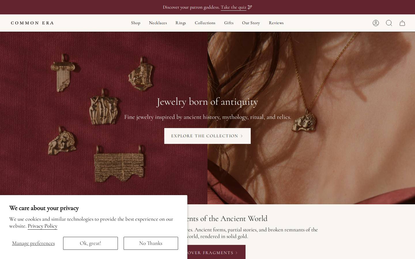 commonera.com homepage screenshot