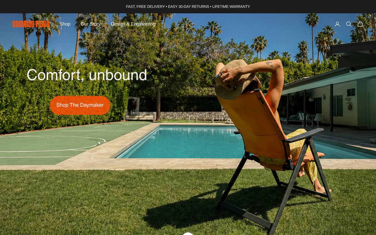commontiger.com homepage screenshot