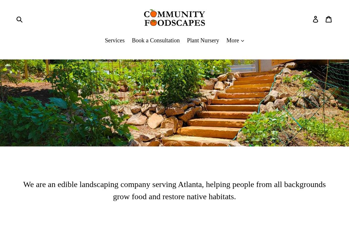 communityfoodscapes.org homepage screenshot