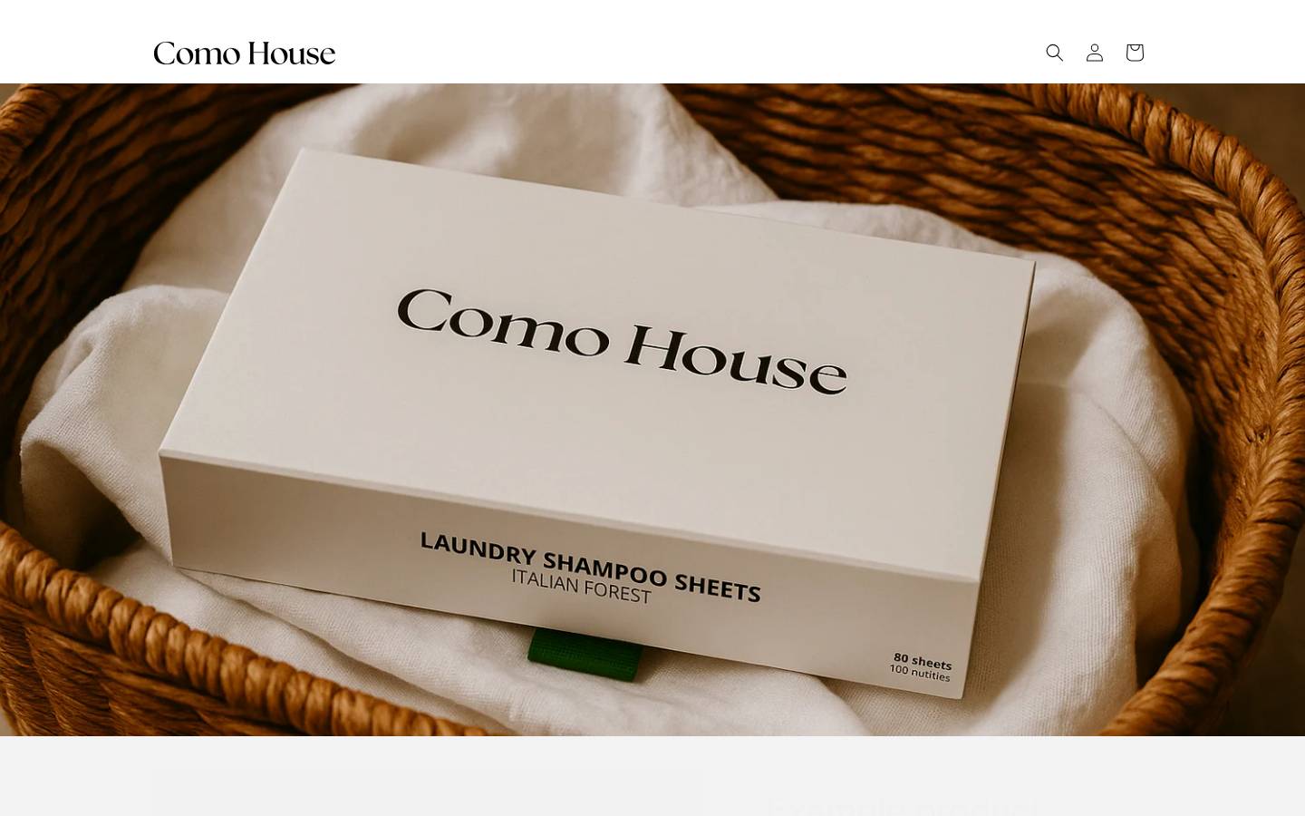 comohouse.co homepage screenshot