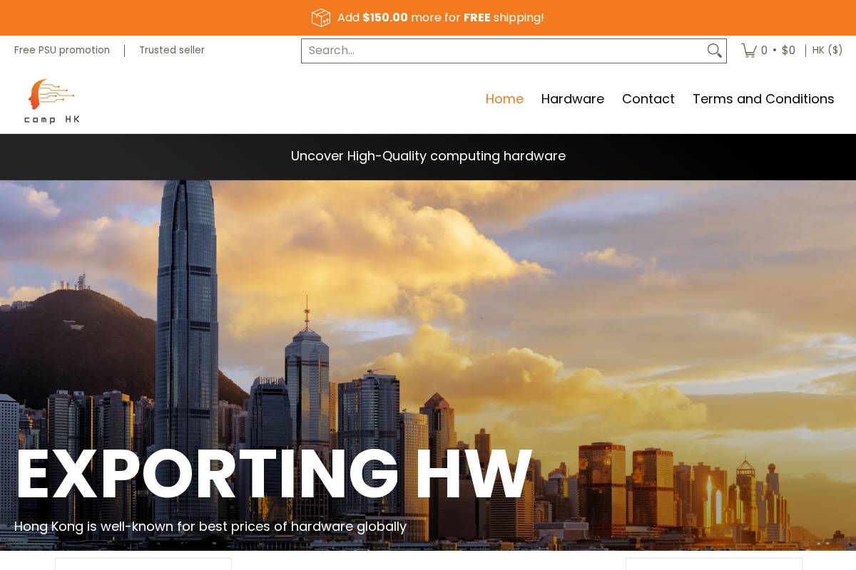 comp-hk.com homepage screenshot