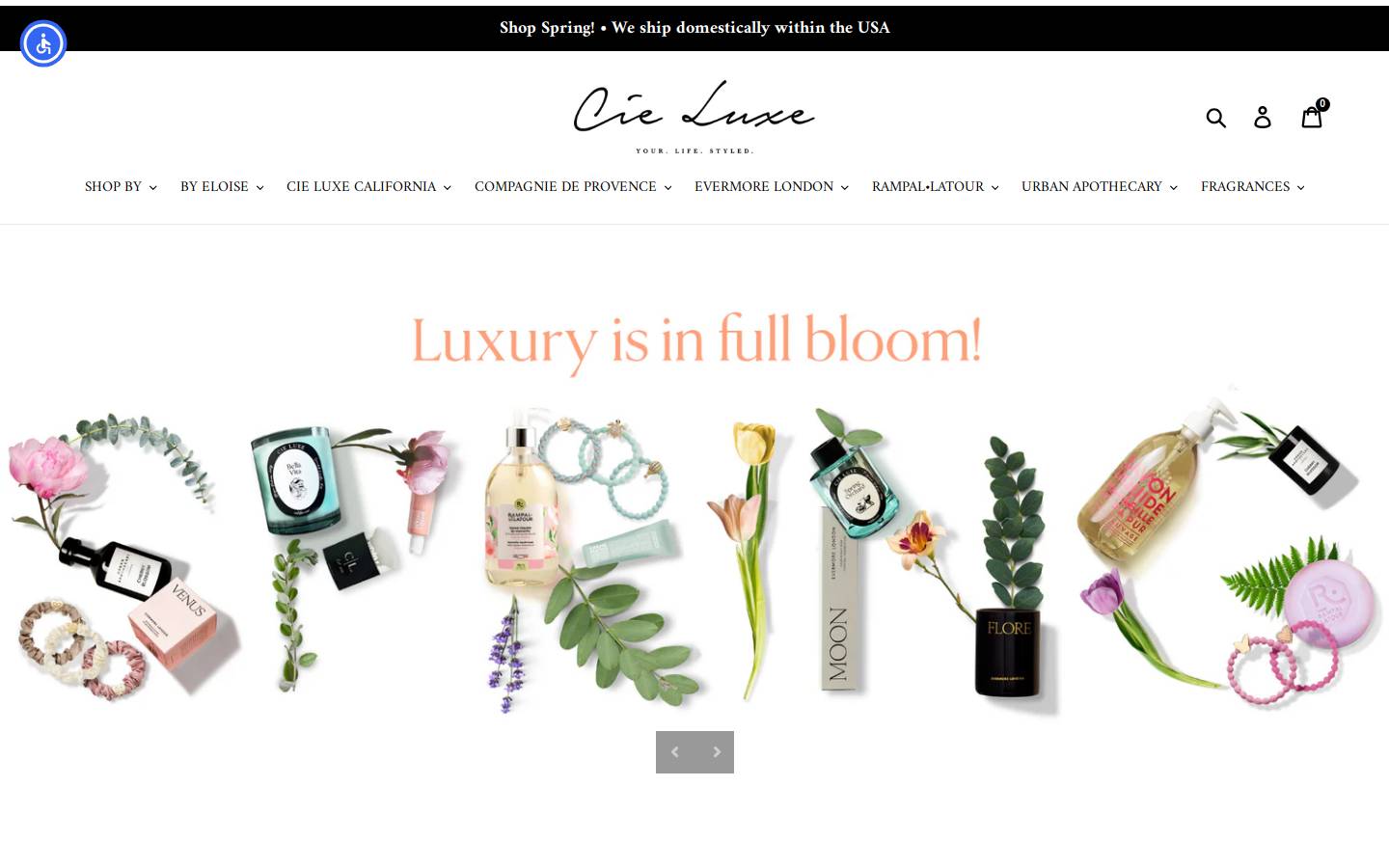 compagniedeprovenceusa.com homepage screenshot