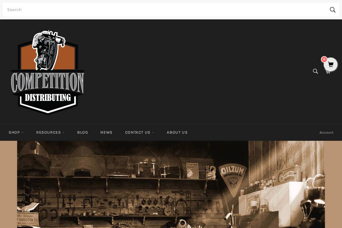 competitiondist.com homepage screenshot