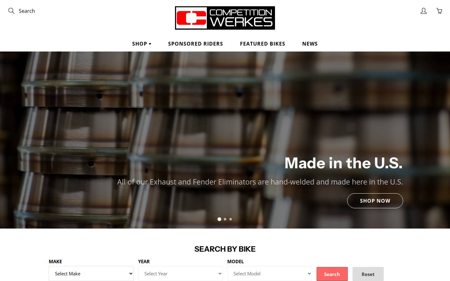 competitionwerkes.com homepage screenshot