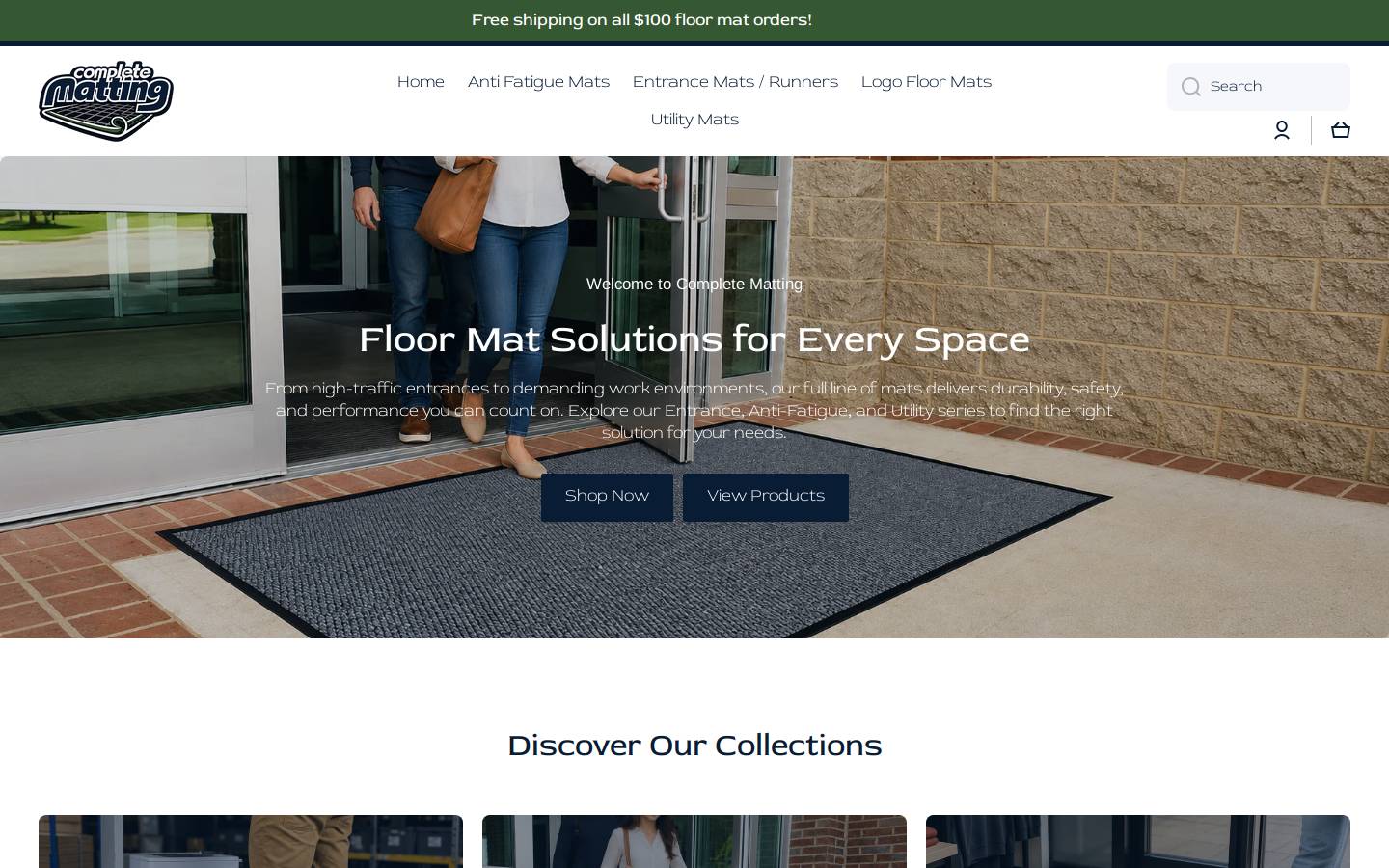 completematting.com homepage screenshot