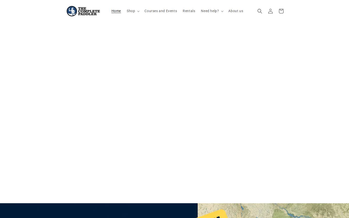 completepaddler.ca homepage screenshot