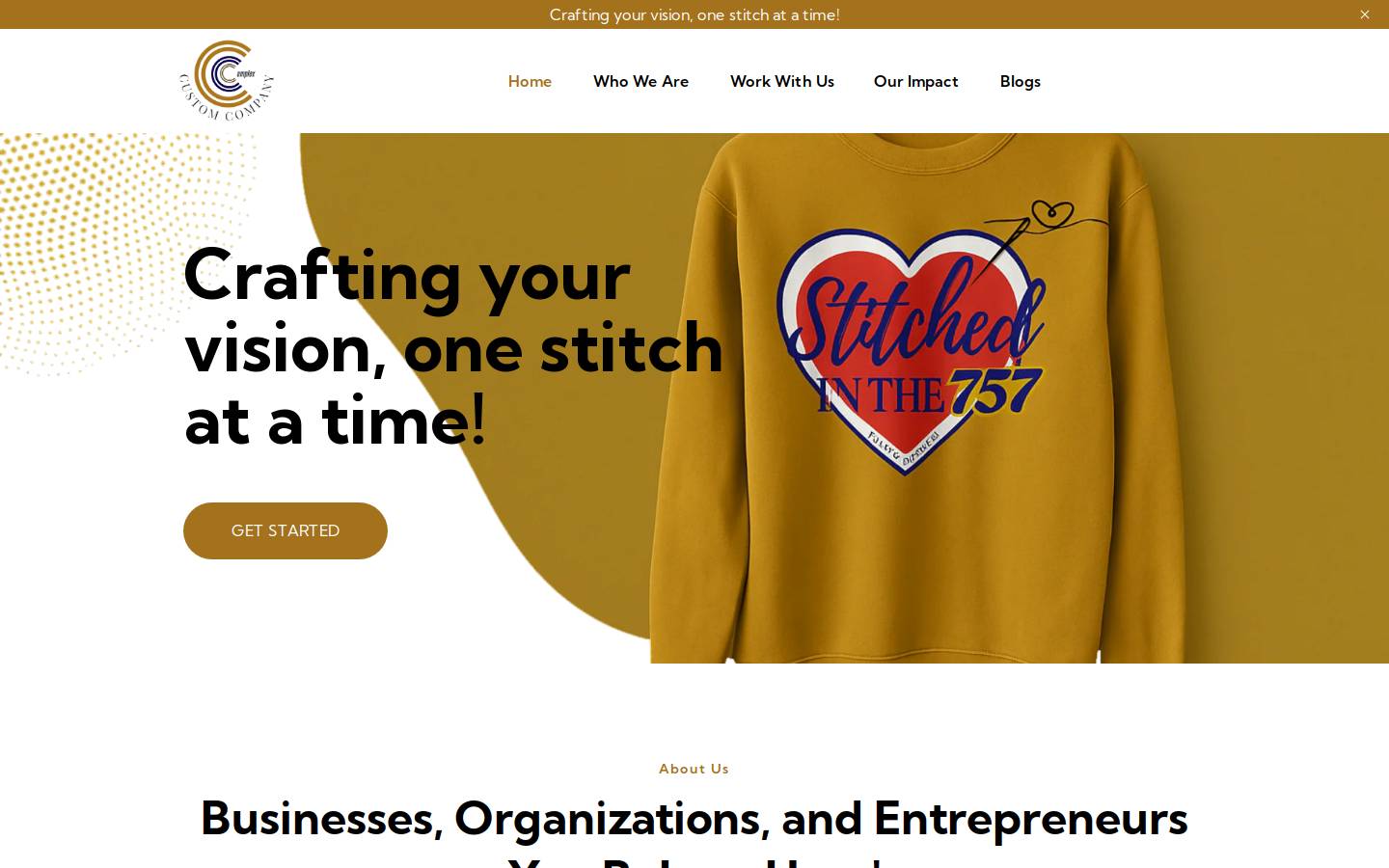 complexcustomco.com homepage screenshot
