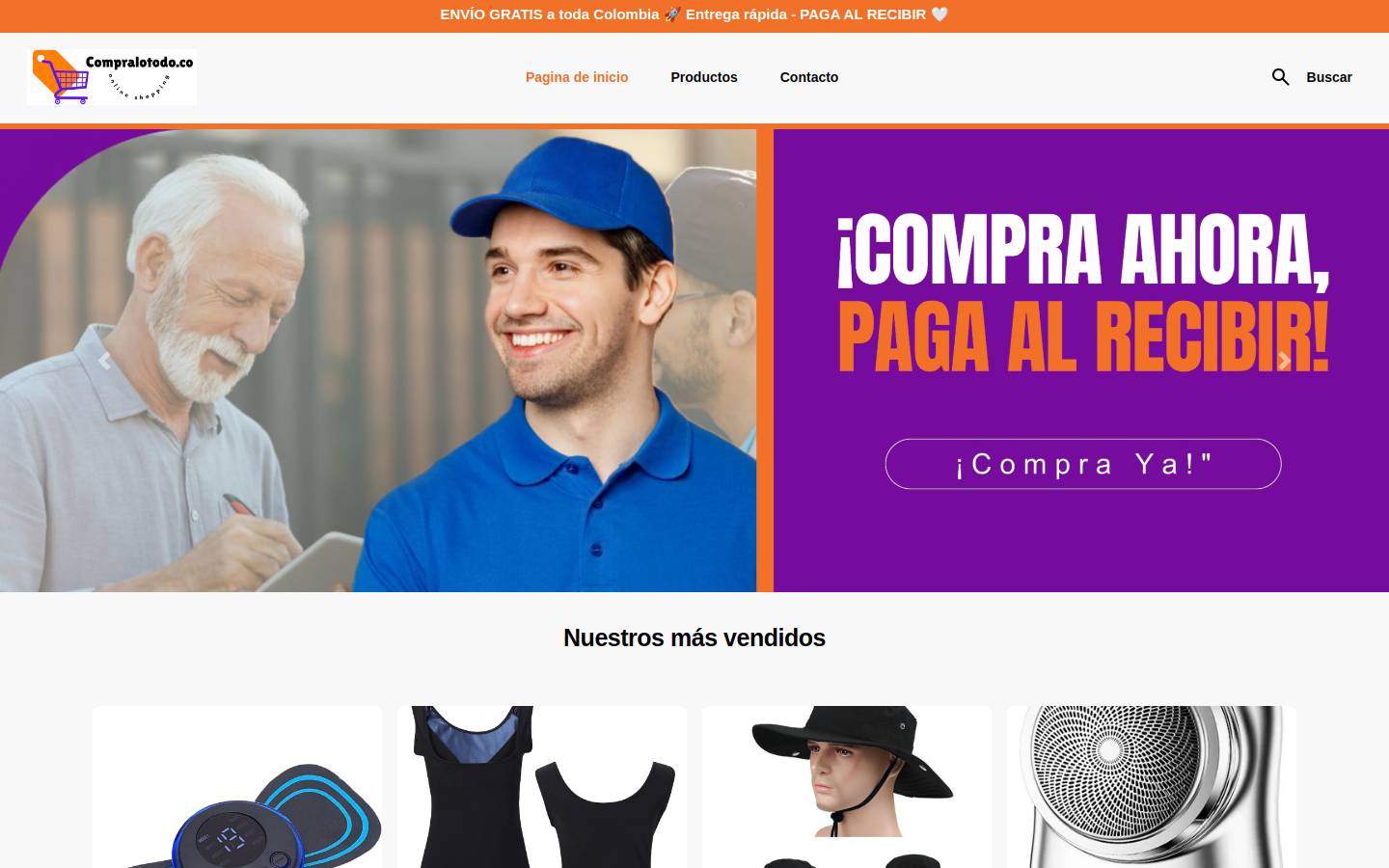 compralotodo.co homepage screenshot