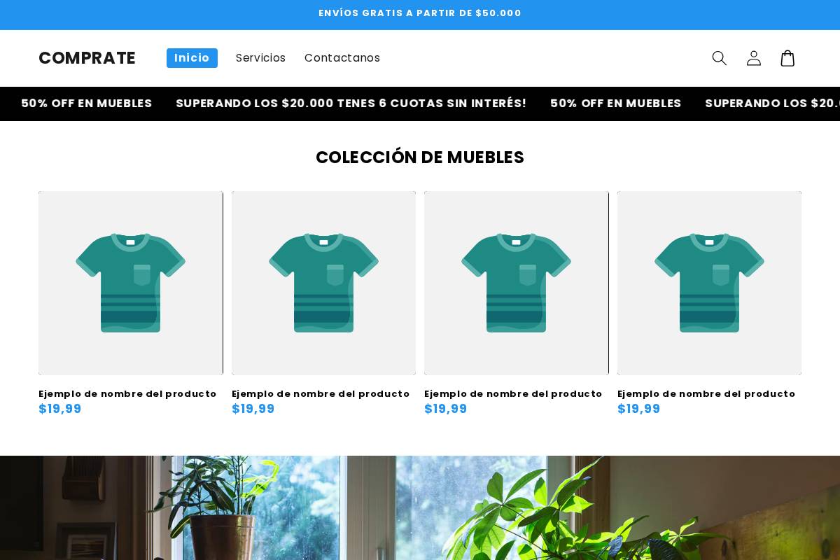 comprate.com.ar homepage screenshot