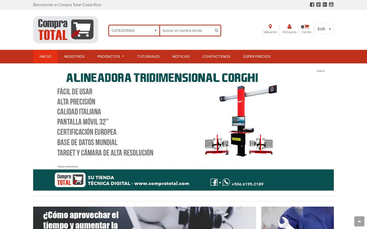 compratotal.com homepage screenshot