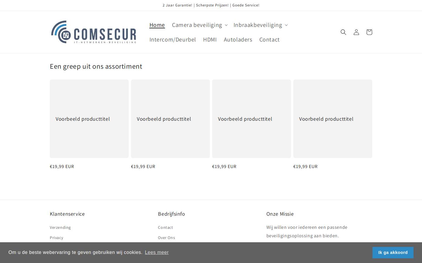 comsecur.nl homepage screenshot