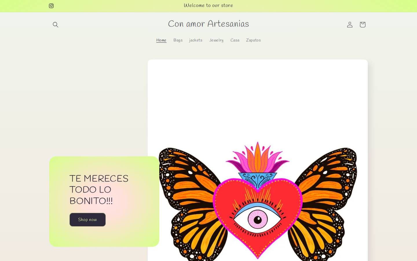 conamorartesanias.com homepage screenshot