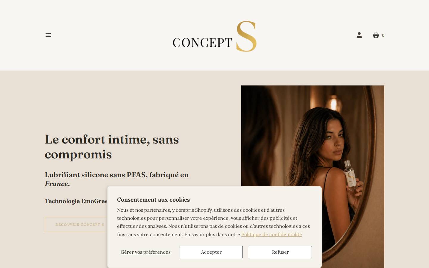 concept-s.fr homepage screenshot
