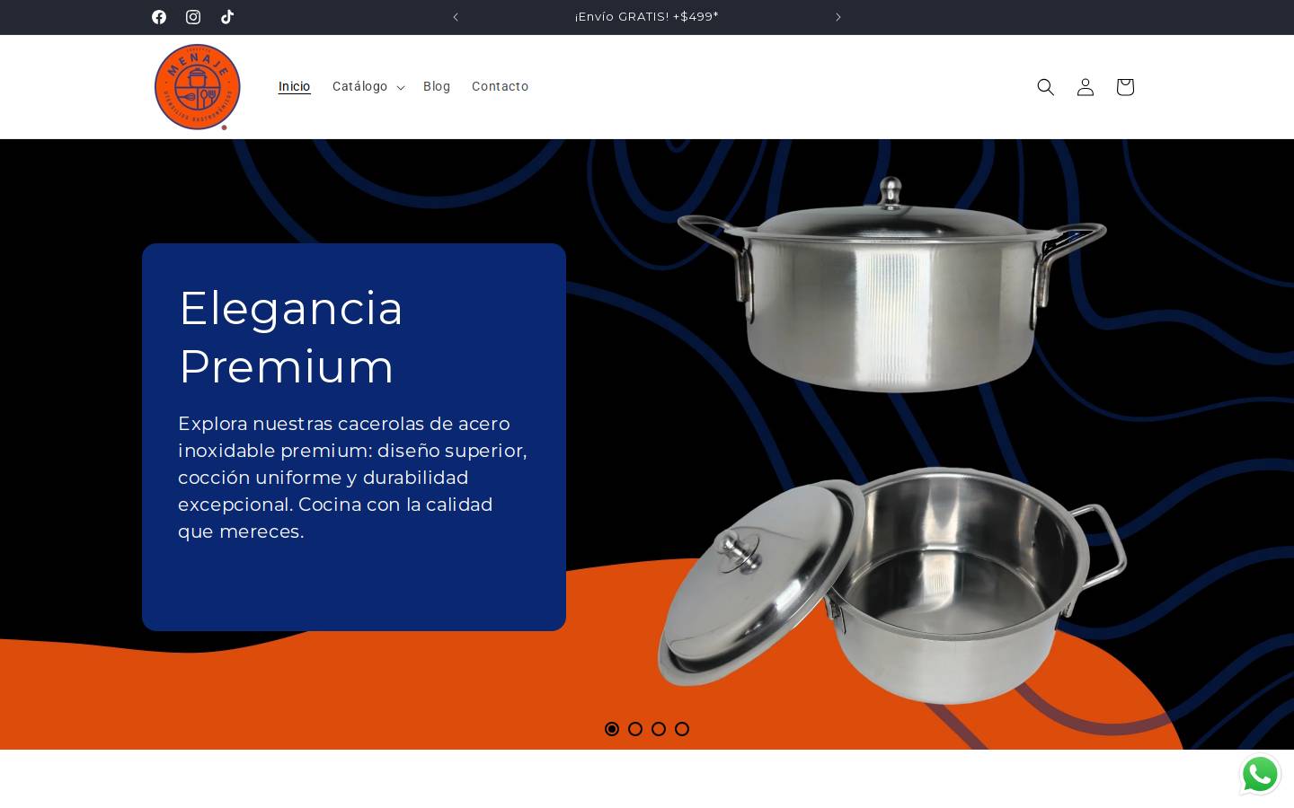conceptomenaje.com homepage screenshot