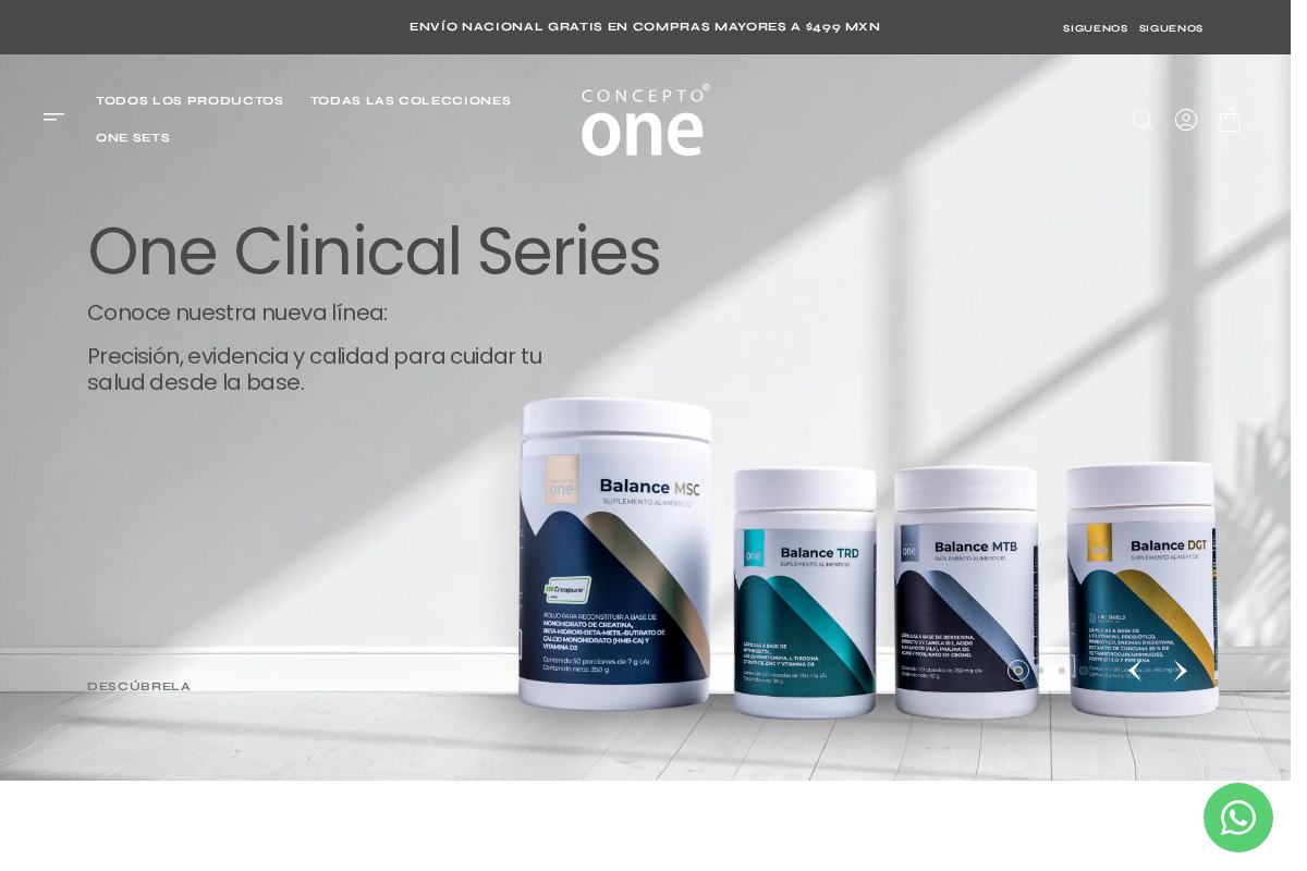 conceptoone.mx homepage screenshot