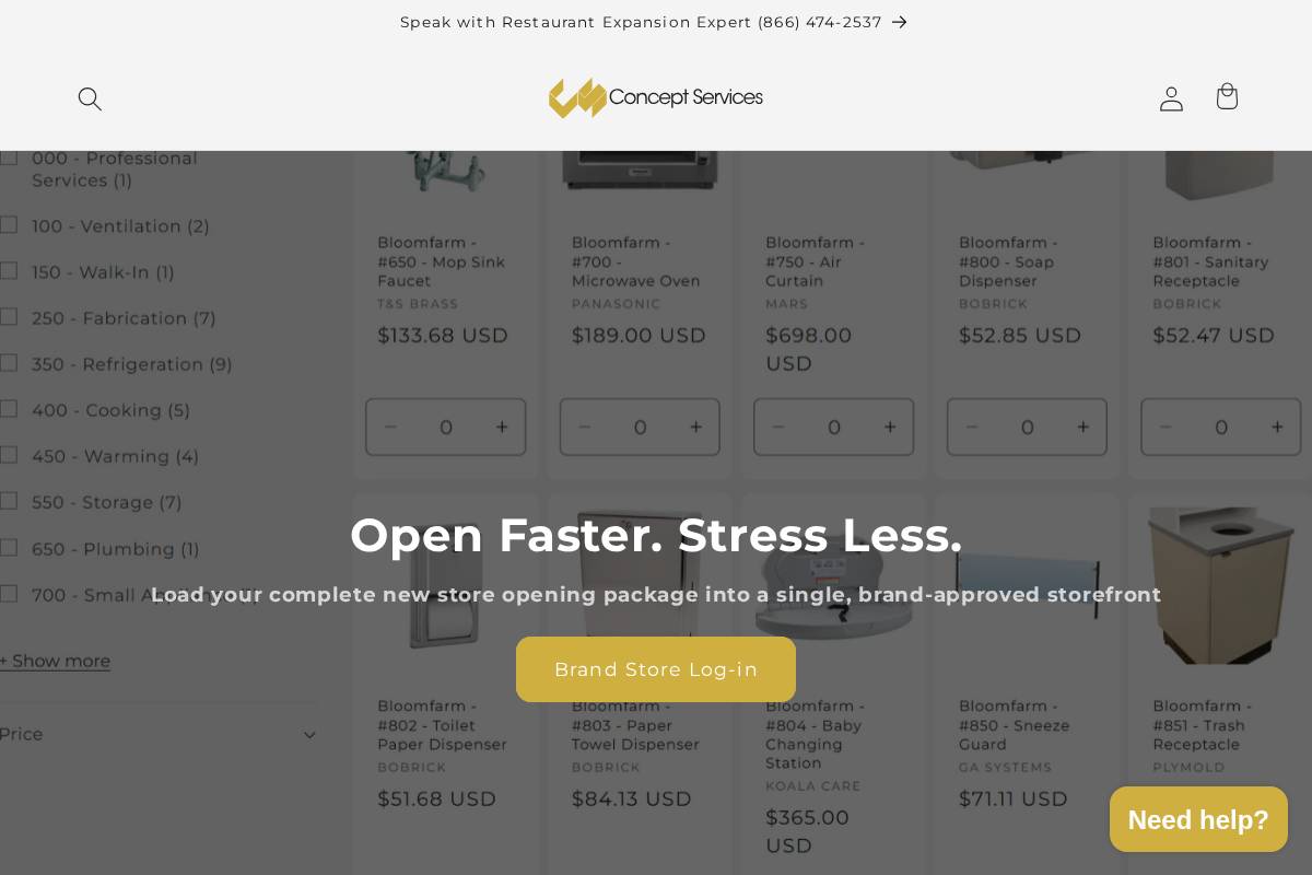 conceptservices.co homepage screenshot