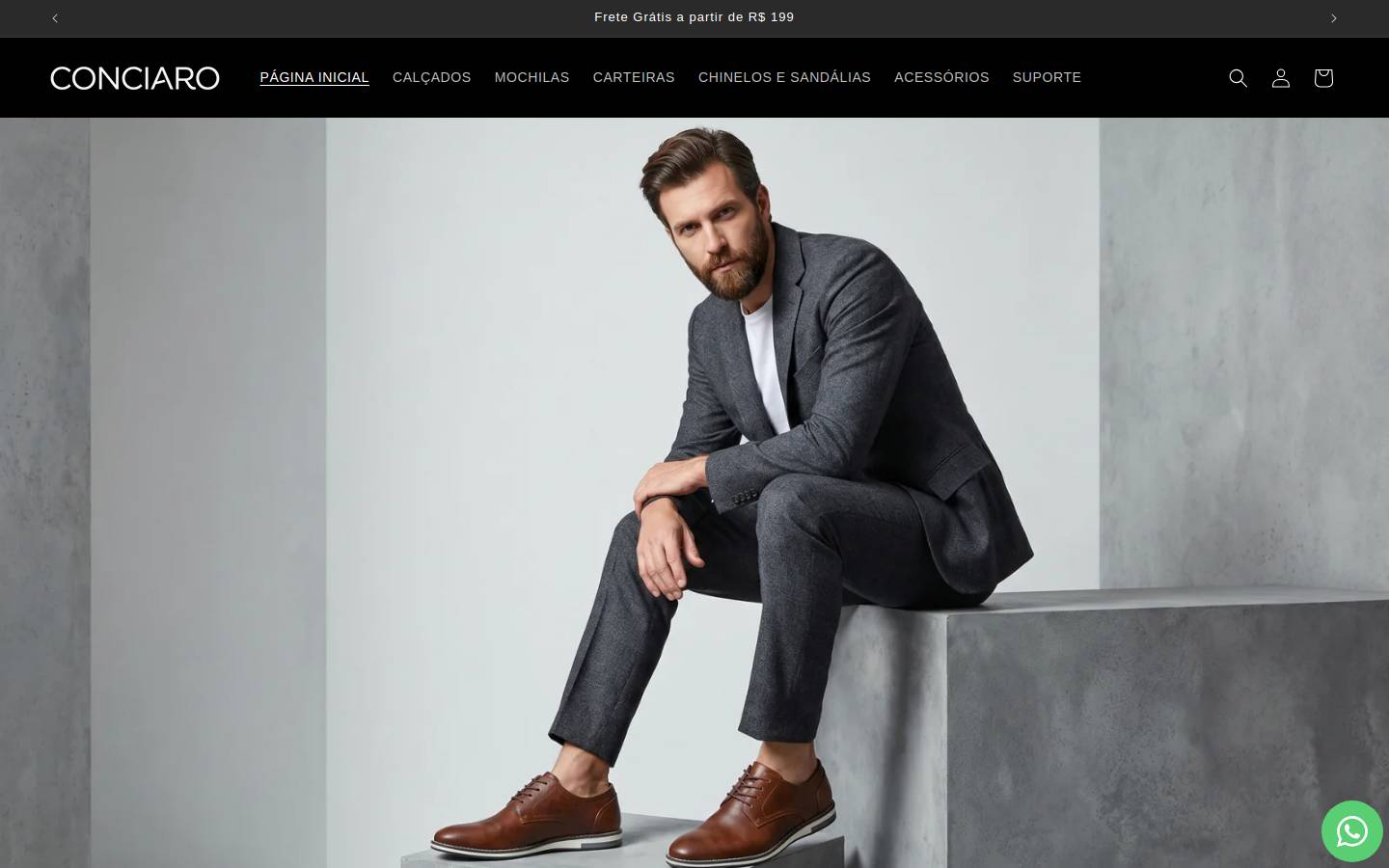 conciaro.com homepage screenshot