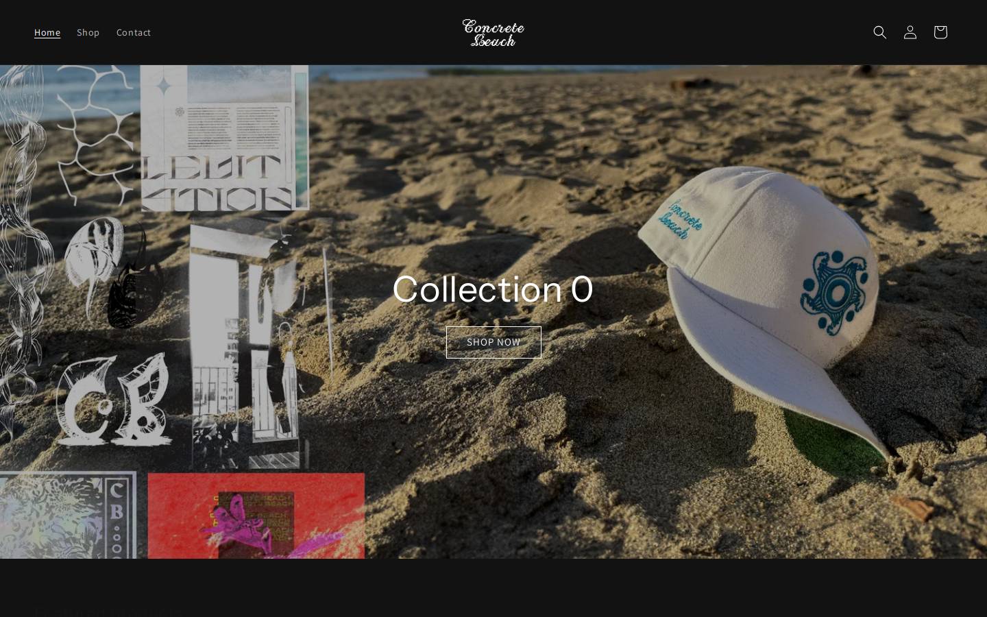 concretebeach.surf homepage screenshot