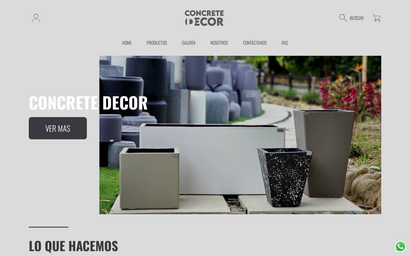 concretedecorco.com homepage screenshot
