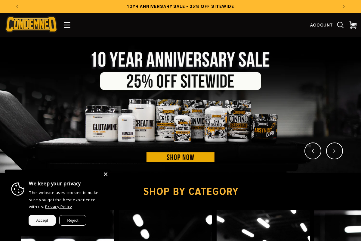 Condemnedlabz homepage screenshot