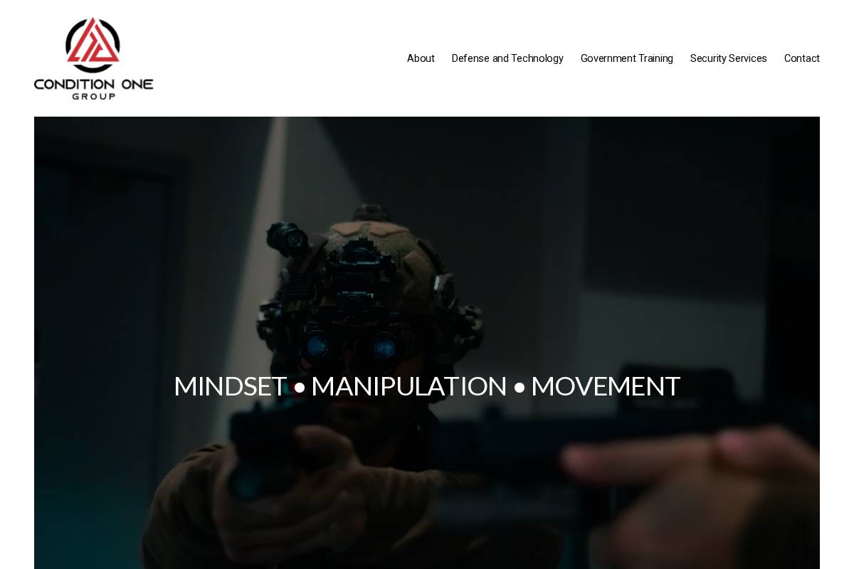 conditiononegroup.com homepage screenshot