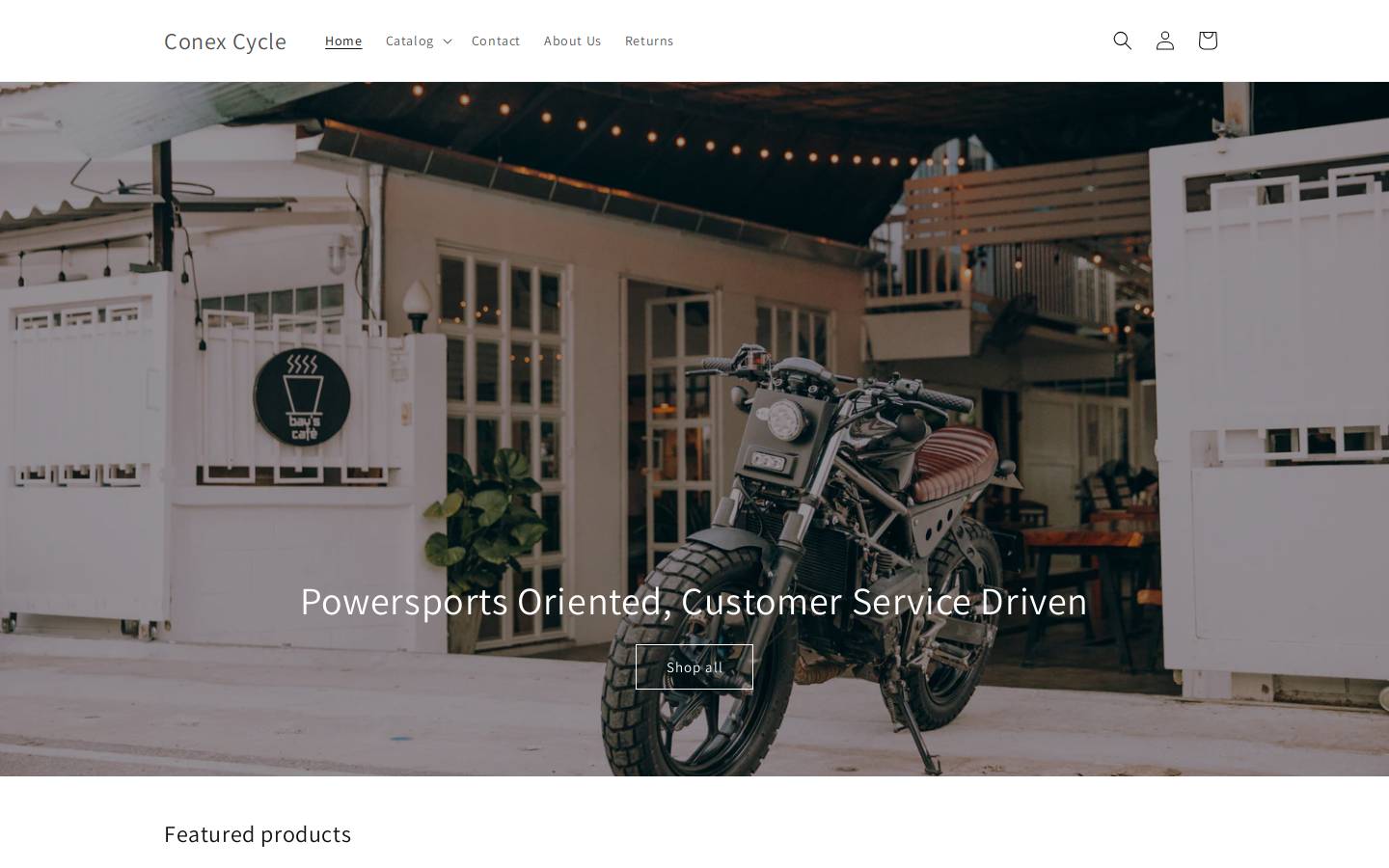 conexcycle.com homepage screenshot