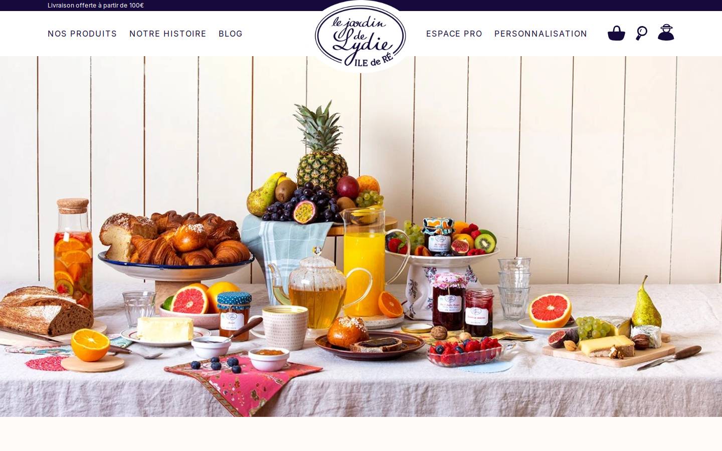 confituresdere.fr homepage screenshot