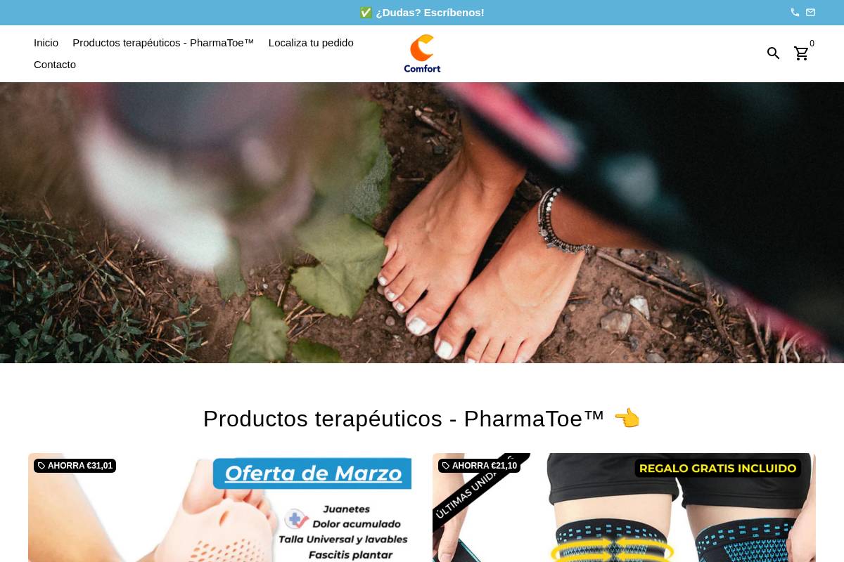 confortnordi.com homepage screenshot