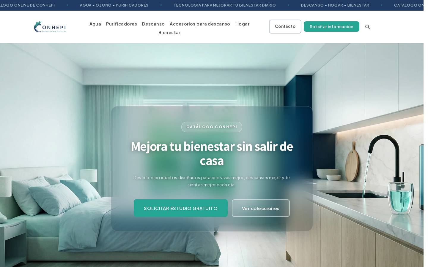 conhepi.com homepage screenshot