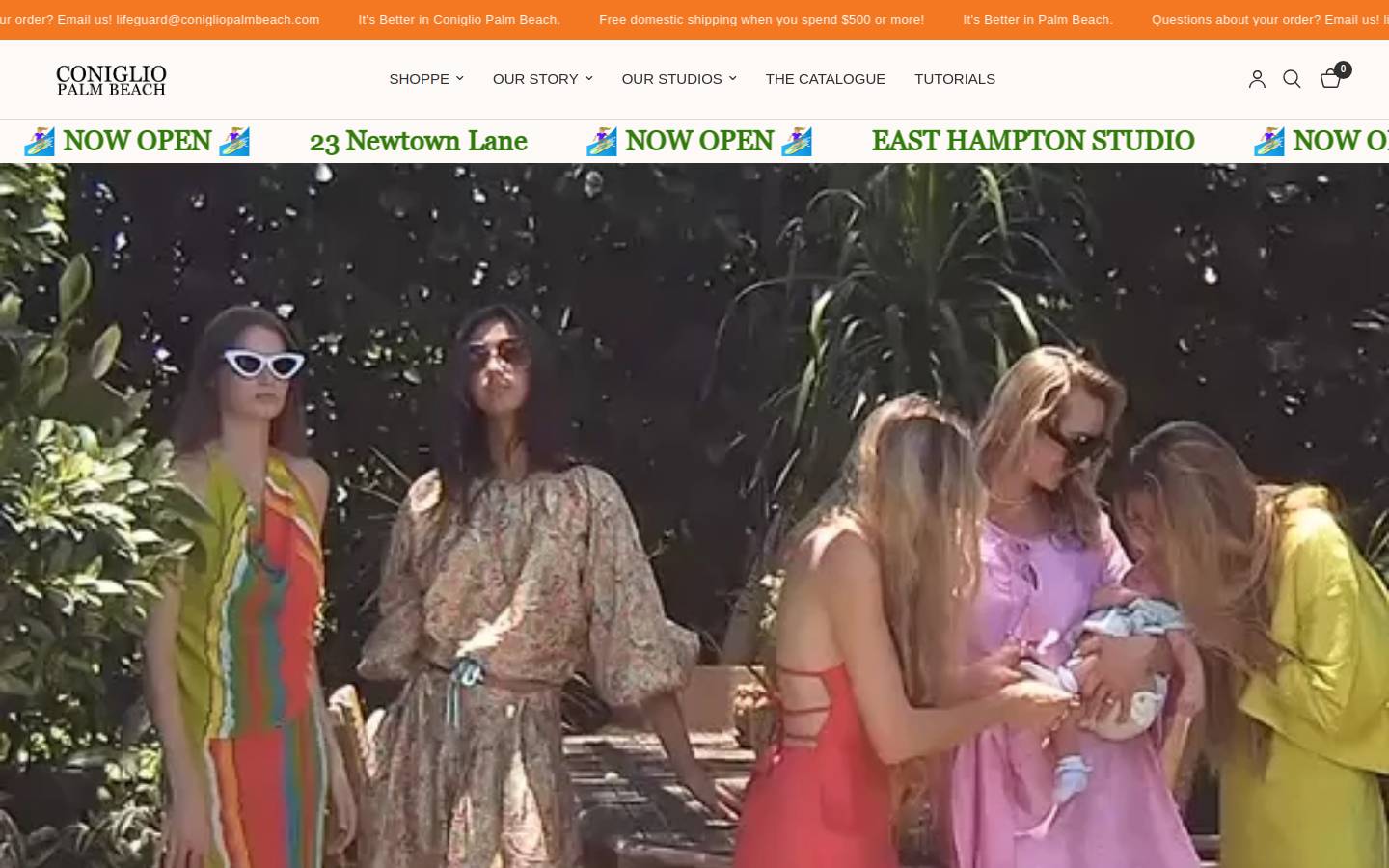 conigliopalmbeach.com homepage screenshot