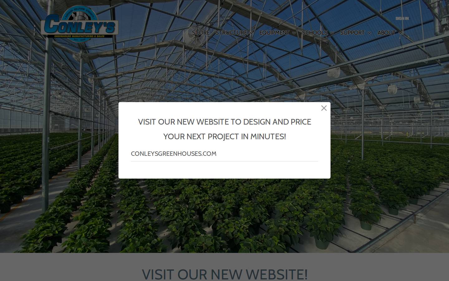 conleys.com homepage screenshot