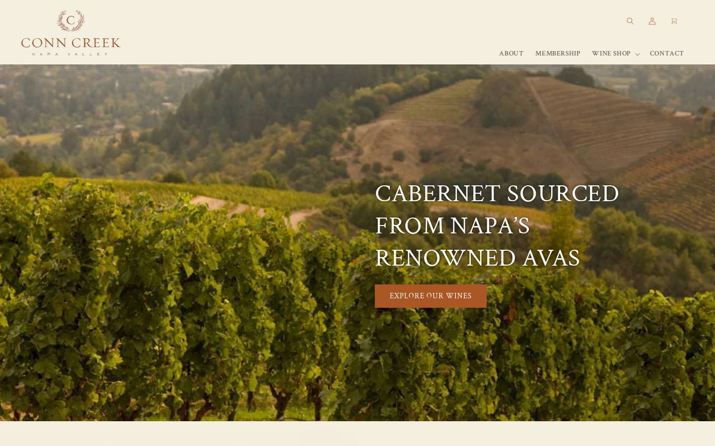 conncreek.com homepage screenshot