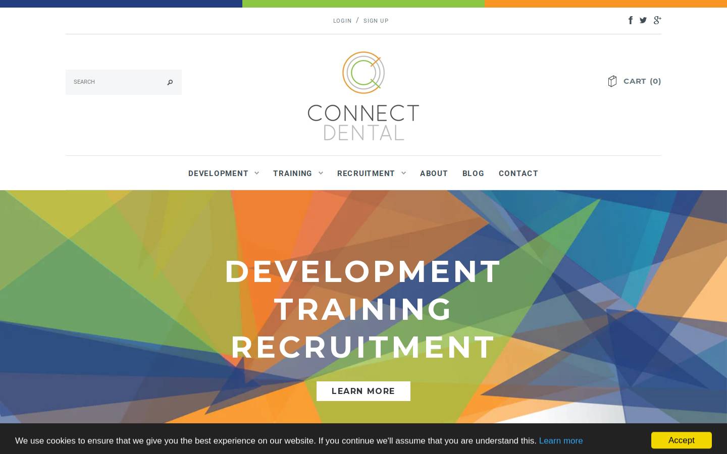 connect-dental.co.uk homepage screenshot