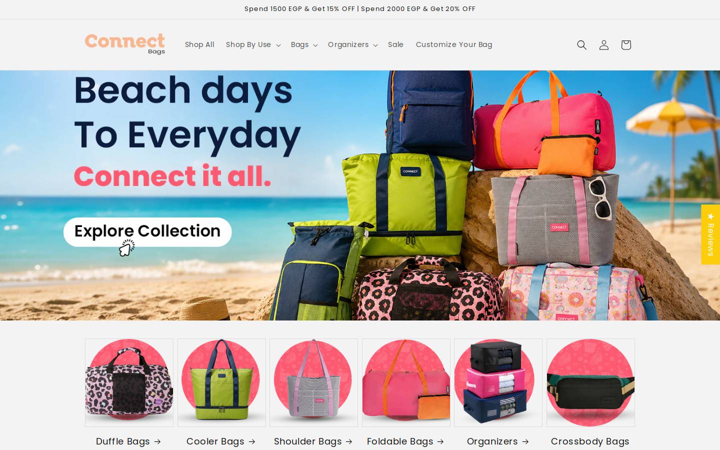 connectstore.co homepage screenshot