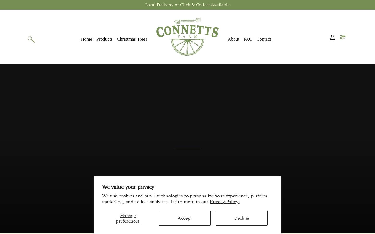 connettsfarm.com homepage screenshot
