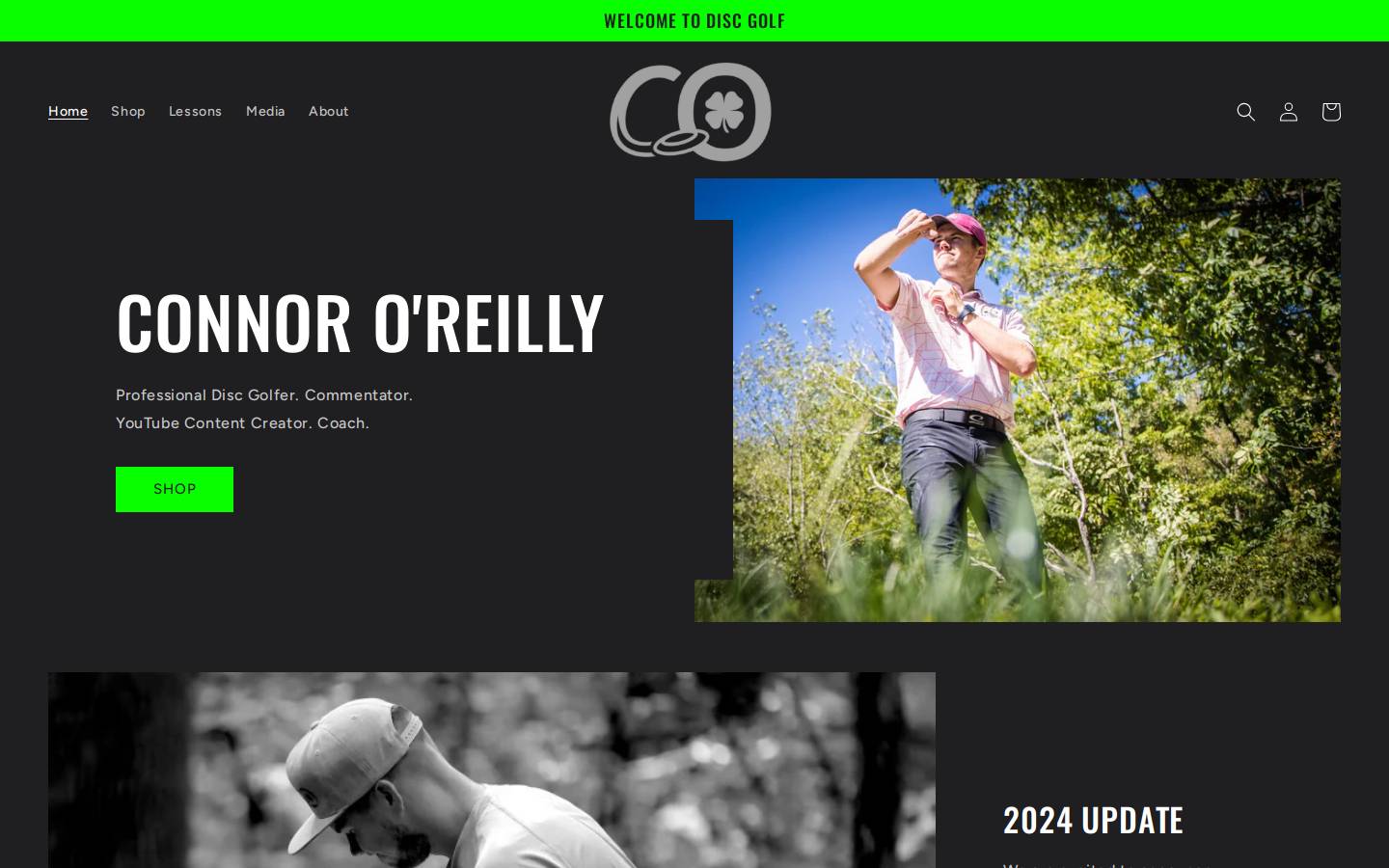 connororeillydg.com homepage screenshot