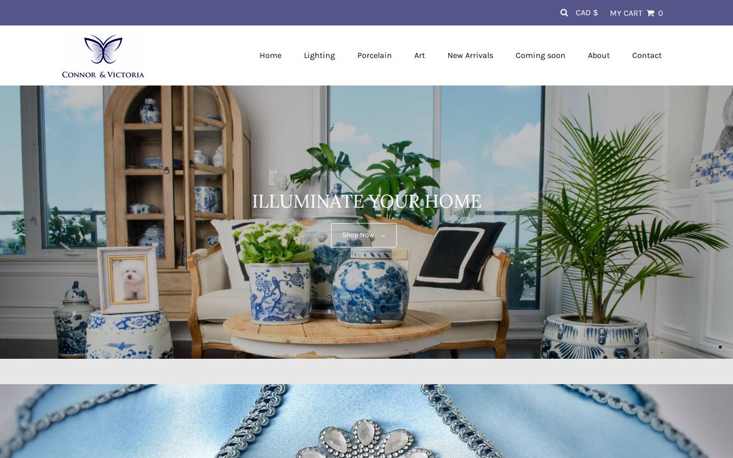 connorvictoria.com homepage screenshot