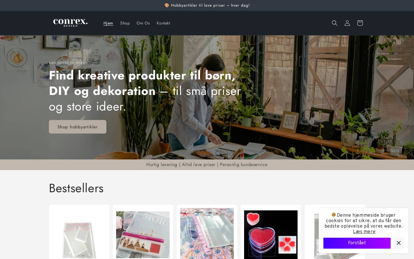 Conrex homepage screenshot