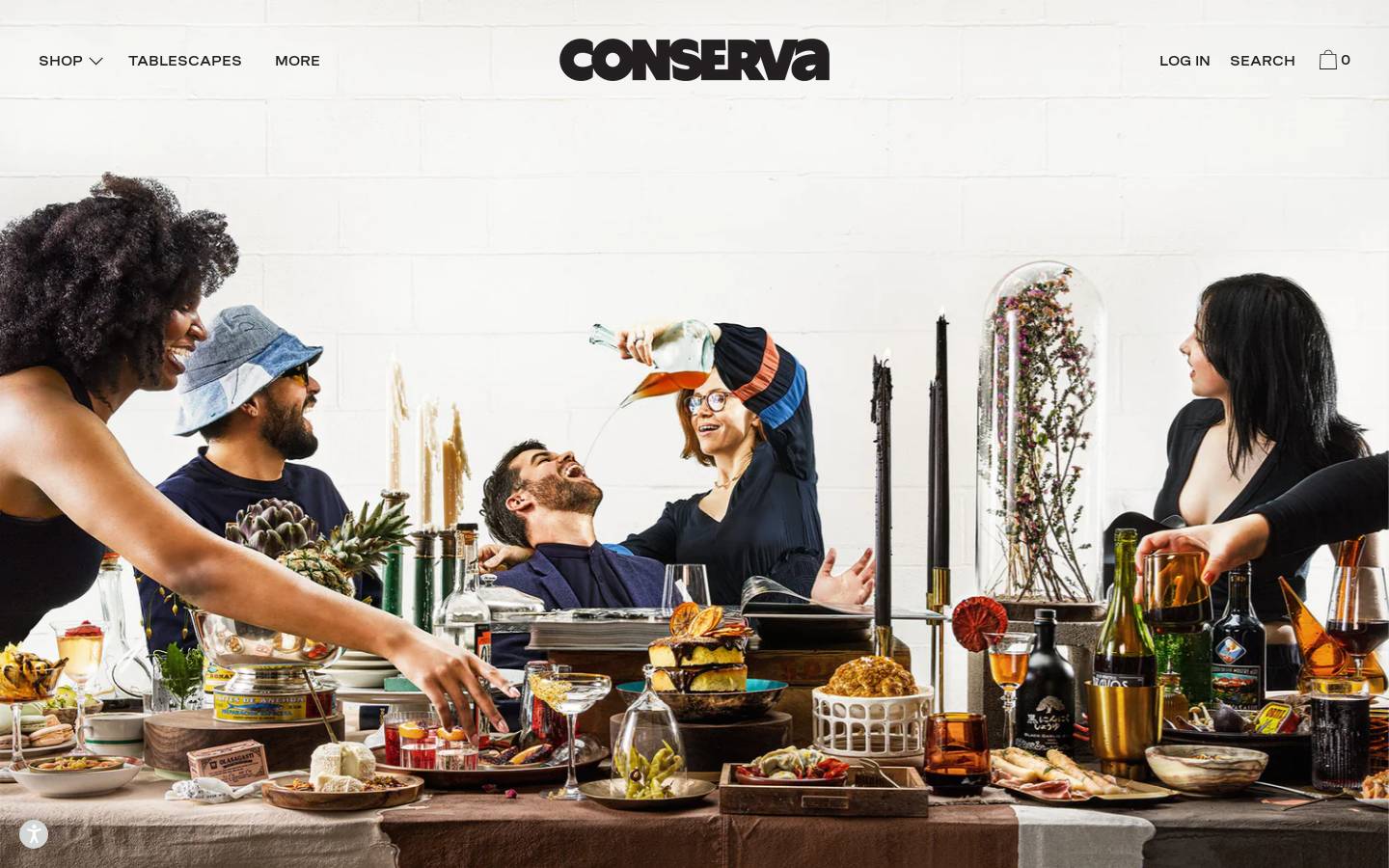conservaculture.com homepage screenshot