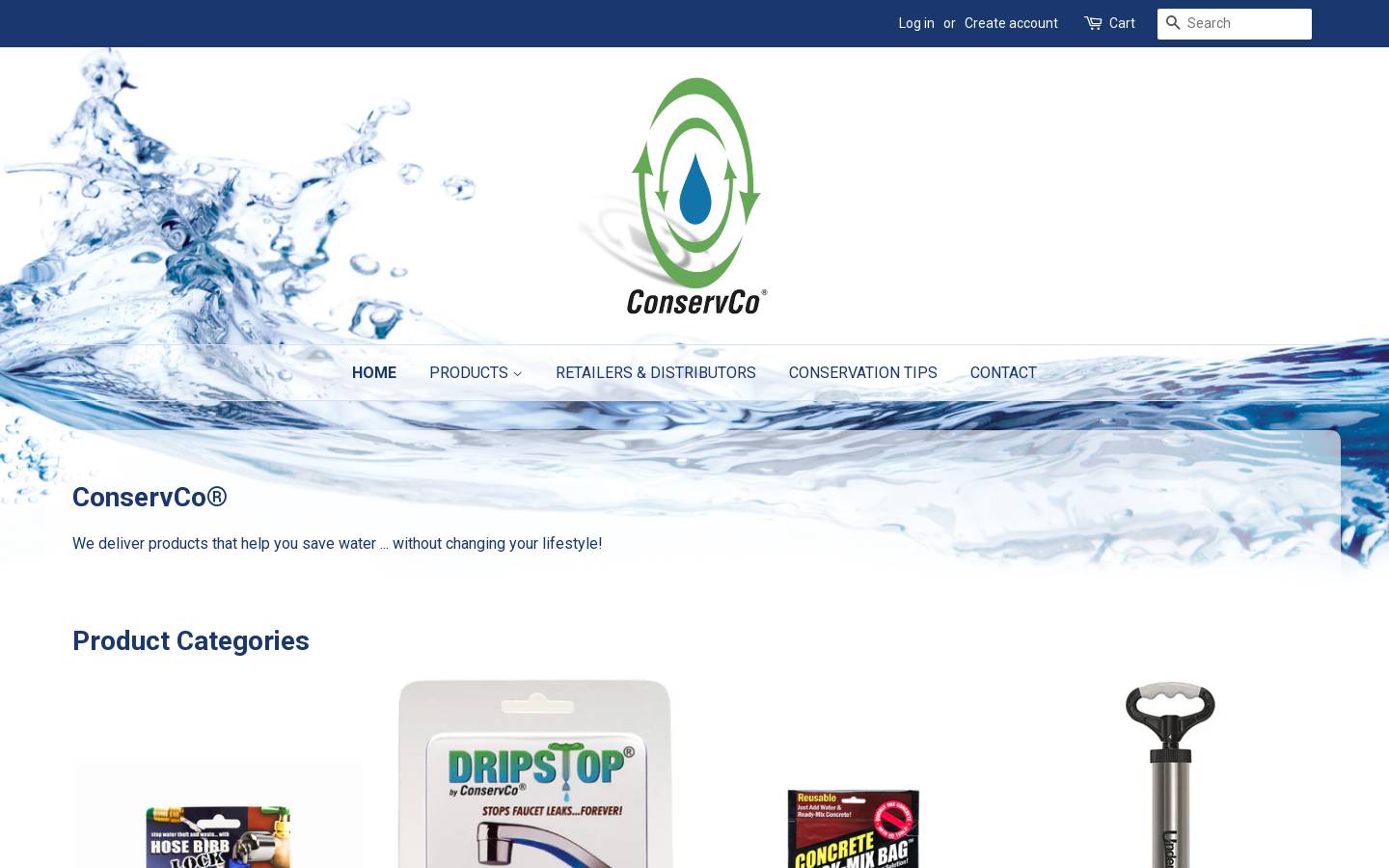 conservco.us homepage screenshot