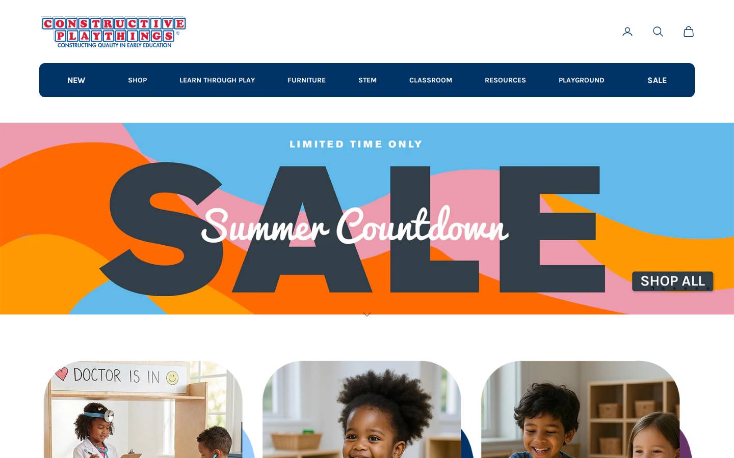 Constructive Play homepage screenshot
